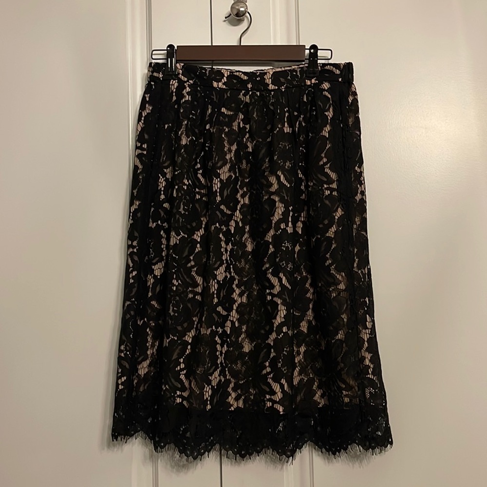 J crew lace skirt